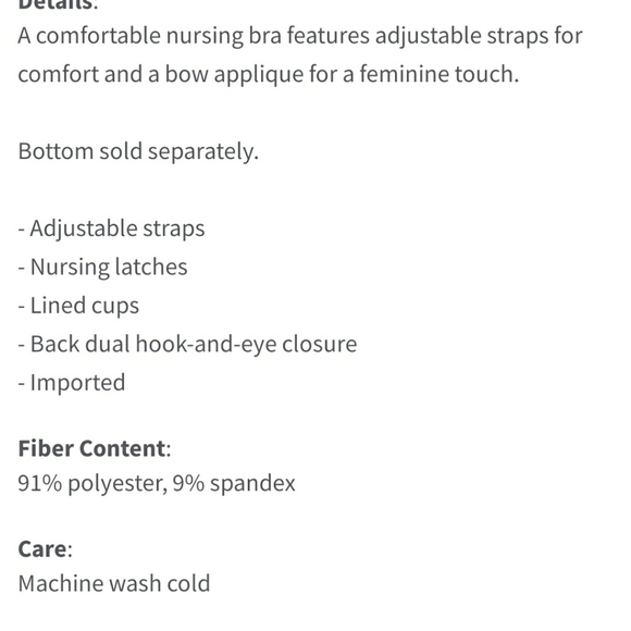 Bravado Designs Nursing Bra Size 34 B/C - Picture 3 of 11